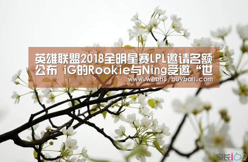 英雄联盟2018全明星赛LPL邀请名额公布 iG的Rookie与Ning受邀“世界杯外围买球”(图2) 世界杯投注